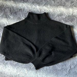 Lulus Black Oepn-back turtleneck